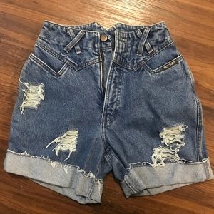 High waisted shorts